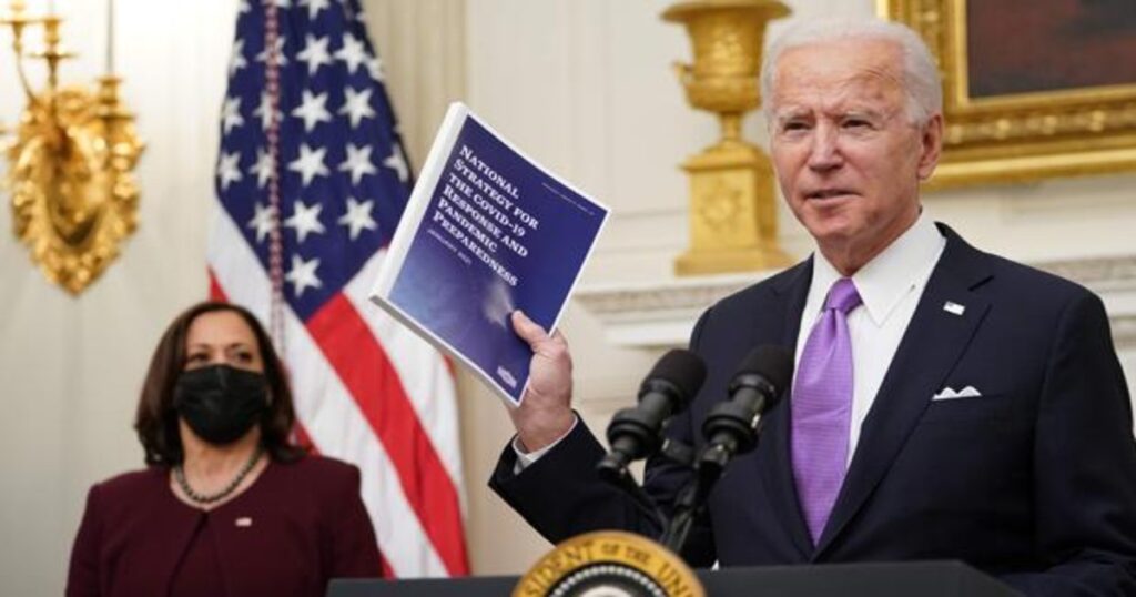 PRESIDENT BIDEN PROPOSES HIS STRATEGY TO COMBAT COVID-19