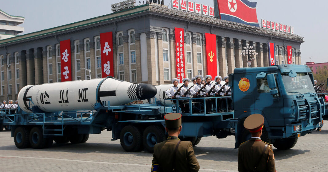 NORTH KOREA UNVEILS NEW MISSILES