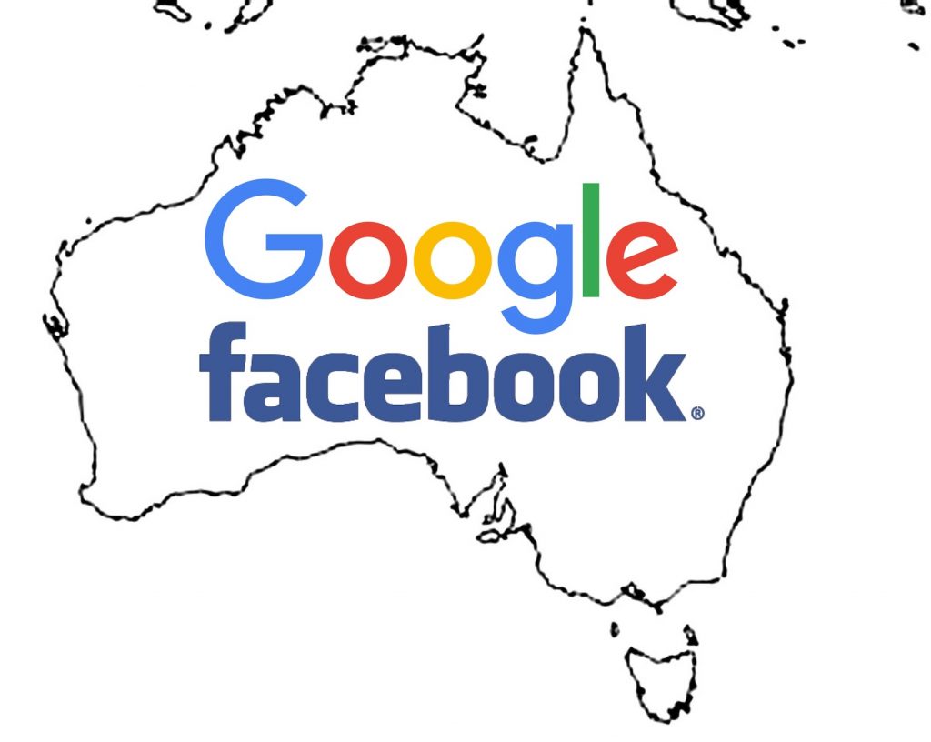 AUSTRALIA BATTLES FACEBOOK AND GOOGLE