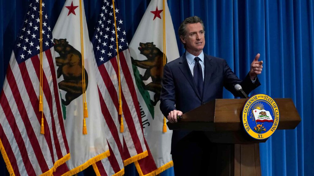 CALIFORNIA GOVERNOR GAVIN NEWSOM UNDER FIRE