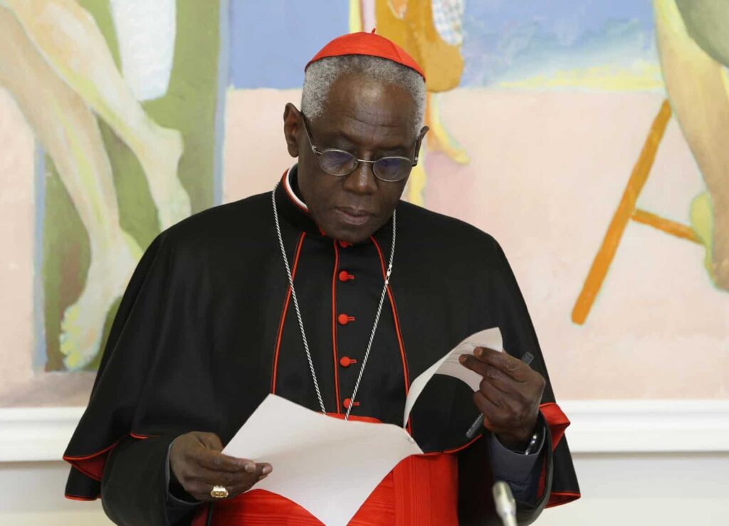 CARDINAL ROBERT SARAH RESIGNS FROM THE CHURCH